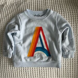 Jacadi Baby Blue Sweatshirt with Eiffel Tower Design